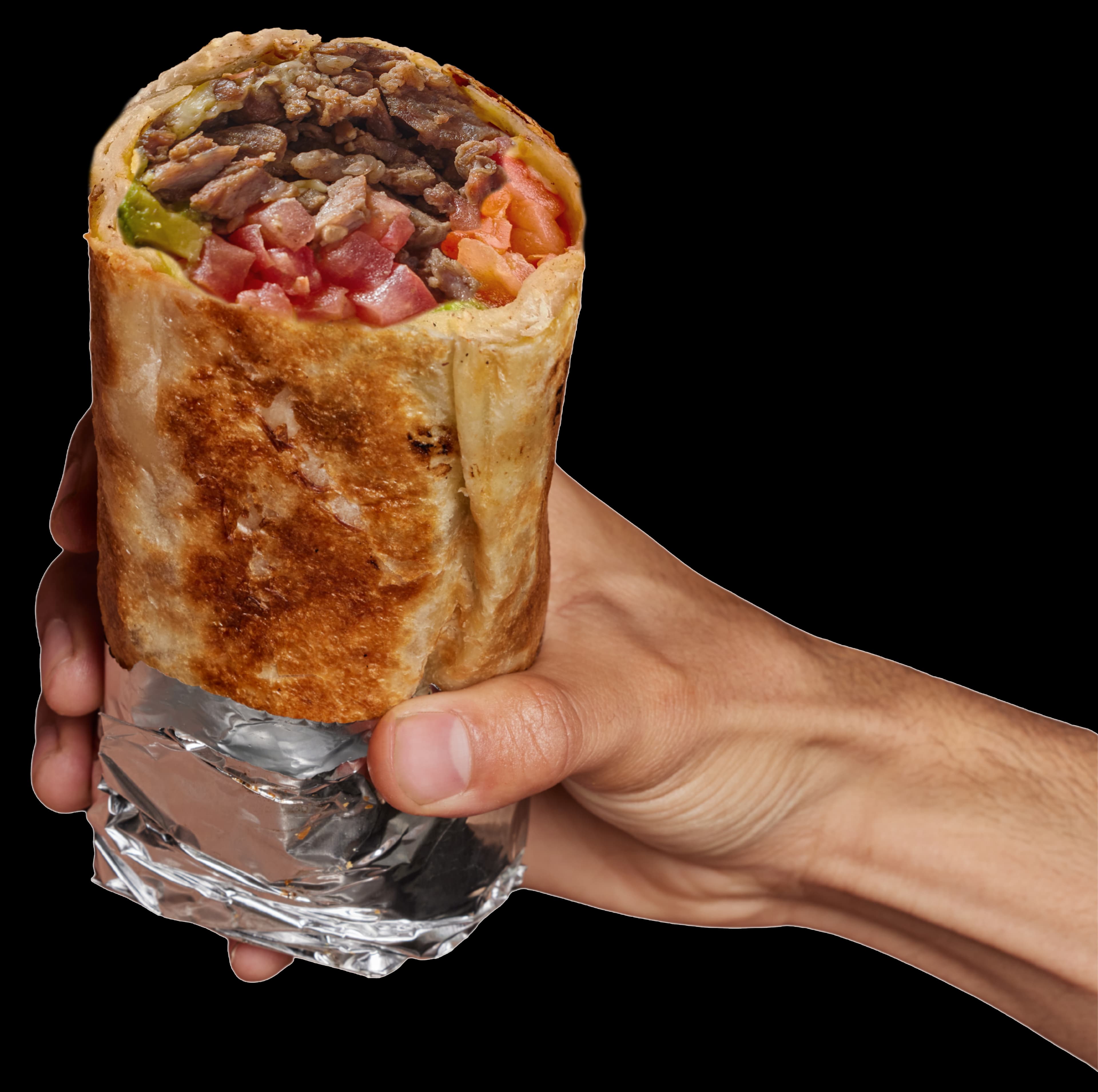 Burrito KeBURROS con ingredientes de calidad